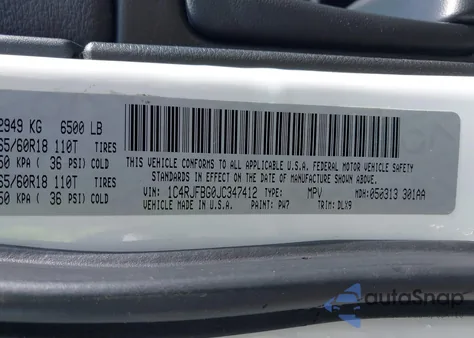 2018 Jeep Grand Cherokee Limited 4X4 z USA, uszkodzony, nr VIN 1C4RJFBG0JC347412